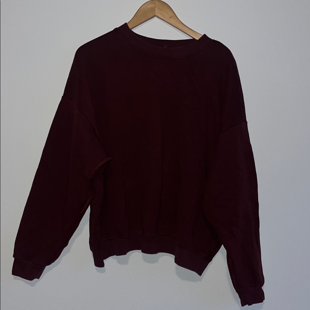 SKIMS unisex Burgundy Sweater